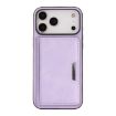 iPhone 17 Pro Max Purple Leather MagSafe Card Case by Kalebol - 2