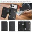iPhone 17 Pro Kalebol MagSafe Leather Card Bag Case (Black) - 4