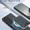 Samsung Galaxy Z Fold7 Leather MagSafe Ring Card Case (Blue) - 5