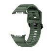Samsung Galaxy Watch 8 40mm/44mm Silicone Band (Wave Black/Green) - 2