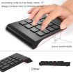 Compact 18 Keys Mini USB Numeric Keypad - 2.4GHz Wireless - 6