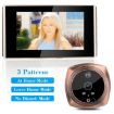 Gold 4.3" LCD Digital Doorbell Peephole Camera Viewer - 4