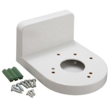 3.5" L-Type Plastic Right Angle Bracket for CCTV Dome Camera - 1
