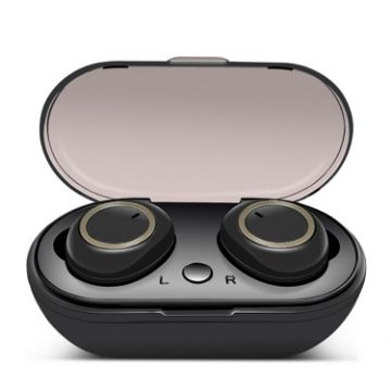 TWS-A1 Mini Invisible Bluetooth 5.0 Earphone with Charging Box - 1