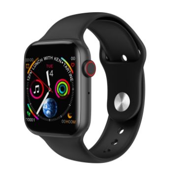W34 1.54" IPS Smart Watch - Heart Rate, Sleep & ECG Monitor (Black) - 1