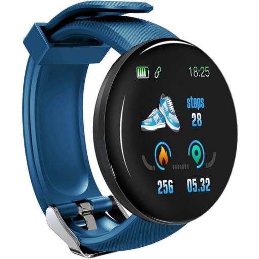 D18 1.3" TFT Smart Watch, IP65 Waterproof, Heart Rate & Sleep Monitor - 1