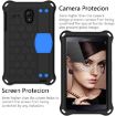 GalaxyTab A 8.0 (2017) Protective Shell with Straps - Black+Blue - 3