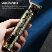 VGR V-228 5W USB Hair Clipper, LED Display, Retro Bronze Engraved - 5