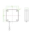 Universal VIVE 4m Anti-theft Telescopic Wire Rope Cable Box - 5