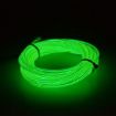 Green EL Wire LED Neon Rope Light 3M USB Controlled Energy Saving - 1