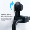 Multifunctional Blue Toilet Towel Ring Rack with Suction Cup - 3