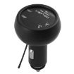 3 In 1 Car USB Charger & Voltage Display Cigarette Lighter (Red) - 2