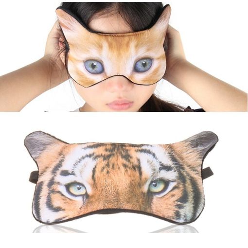 Cartoon Animal Tiger 3D Shading Sleep Eye Mask - 1