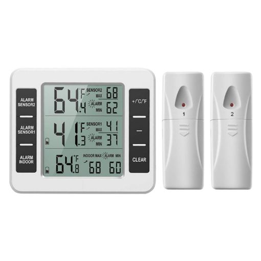 Wireless Refrigerator Thermometer for Home Use - 1