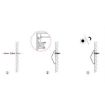 Solar Powered IP55 Waterproof LED Wall & Deck Lights (White) - 6