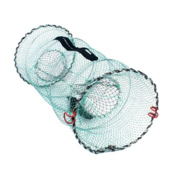 Round Folding Spring Crab Cage Fishing Net (Small) - 1
