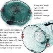 Round Folding Spring Crab Cage Fishing Net (Small) - 4