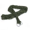 Nylon Rope Mesh Hammock - Portable Camping (Military Green) - 3