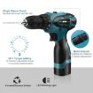 HILDA 12V Cordless Electric Drill & Screwdriver, EU Plug, Plastic Box - 3