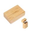 Rosewood Creative Wooden Clamshell Cigarette Case with Magnet Adsorption - 3
