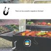 Digital Display Kitchen Barbecue Thermometer - Gray with White Box - 6