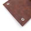 Black Portable PU Leather Tobacco Storage Bag - 4