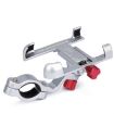 Eagle Claw 360 Rotate Aluminum Bike Phone Holder Mount (Silver) - 2