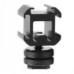 Universal Camera PTZ Three-Head Hot Shoe Base - 2PCS - 2