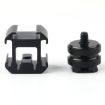 Universal Camera PTZ Three-Head Hot Shoe Base - 2PCS - 4