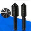 Woodworking Hole Drilling Board with Chamfering Knife, Black - 4
