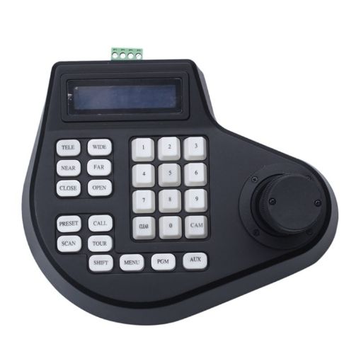 8003H RS485 PTZ Analog Coaxial Dome Keyboard, 3 Axis (US Plug) - 1