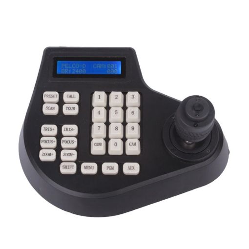 8003H Analog Coaxial Dome RS485 PTZ Keyboard, 4 Axis UK Plug - 1