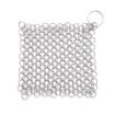 Stainless Steel Square Cast Iron Cleaner Pot Brush, 88 inch - 2