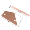 Gold GNR1 Aluminium Bass Guitar Neck Measurement Ruler - 3