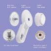 Rose Red Removable Toilet Paper Holder with Suction Cup Mount - 4