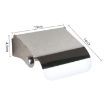 Stainless Steel Wall Mounted Bathroom Toilet Paper Holder - 4