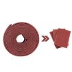 Nylon Emery Scouring Pad for Rust Polishing, 9cm x 1m (Red Brown) - 4