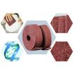 Nylon Emery Scouring Pad for Rust Polishing, 9cm x 1m (Red Brown) - 6