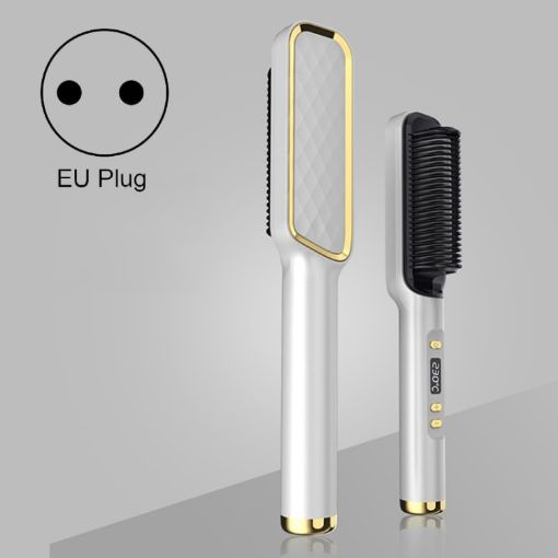 ZF-888 60W Splint Electric Curling Comb for Straight/Curly Hair, EU Plug - 1