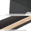 Black Non-Perforated Kitchen & Bathroom Towel Paper Holder Rack - 4