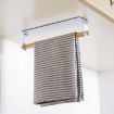 Non-perforated Kitchen Paper & Towel Rack White - 1