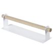 Non-perforated Kitchen Paper & Towel Rack White - 2
