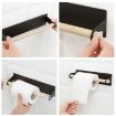 Non-perforated Kitchen Paper & Towel Rack White - 6