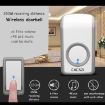 CACAZI W-899 UK Plug Smart Wireless Remote Control Doorbell - 3