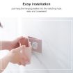 Pink Wall-mounted Bathroom Rack with Suction Cup Storage - 4