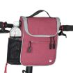 Rhinowalk Light Rose Red Large Capacity Bicycle Front Handle Bag - 1