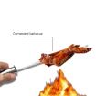 BBQ Skewer Set: 5 PCS Stainless Steel Pins with Heat-Proof Handles - 4