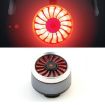 Smart Sensor Bicycle Brake Light - USB Rechargeable Tail Light (Silver) - 1
