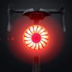 Smart Sensor Bicycle Brake Light - USB Rechargeable Tail Light (Silver) - 6