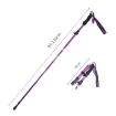 TANERDD TR-D0001 Folding Aluminum Trekking Poles, Short Purple Model - 2